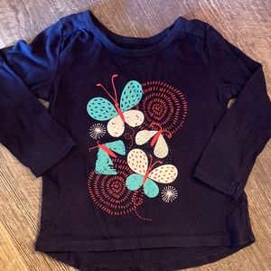 12M little girl long sleeve t shirt